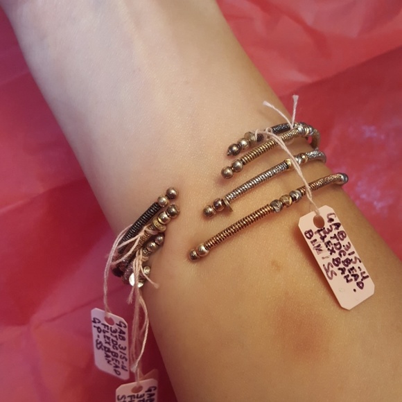 NWT 4pcs. Sterling Silver 925 Cuff Bangles in 4T - Picture 5 of 7